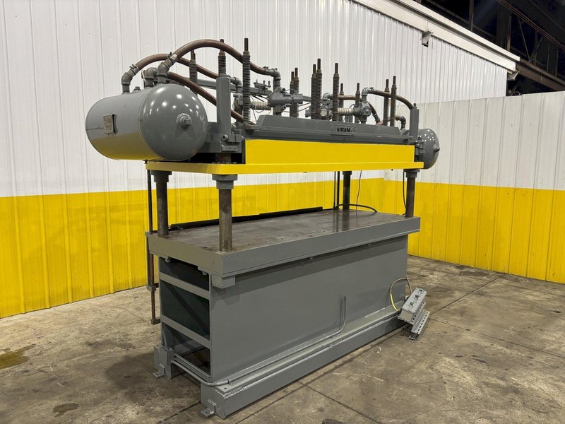 40 TON X 36&quot; X 94&quot; AIRAM 4 POST PNEUMATIC CUTOFF PRESS: STOCK #22485