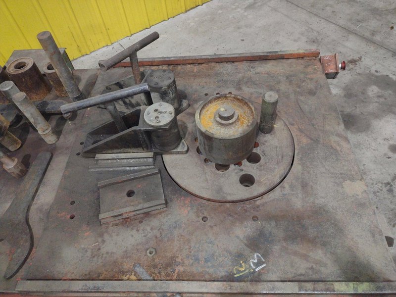 #11 IRON MASTER HYDRAULIC ROTARY REBAR BENDER &amp; BAR SHEAR: STOCK 22436