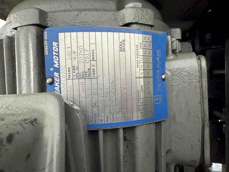 6-SPINDLE ALLEN VARIABLE-SPEED GANG DRILL PRESS. STOCK # 0550325