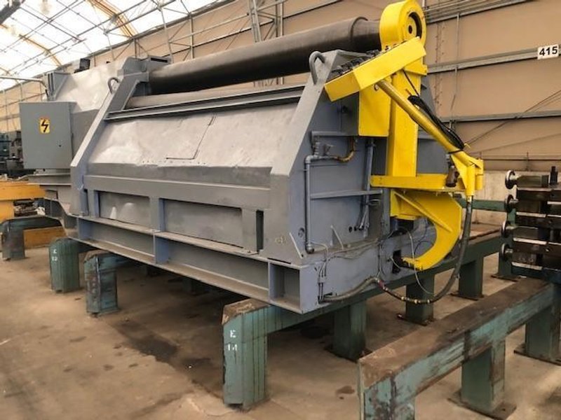 10' X 1/2" HAEUSLER 4 ROLL DOUBLE INITIAL PINCH PLATE ROLL STOCK# 2249