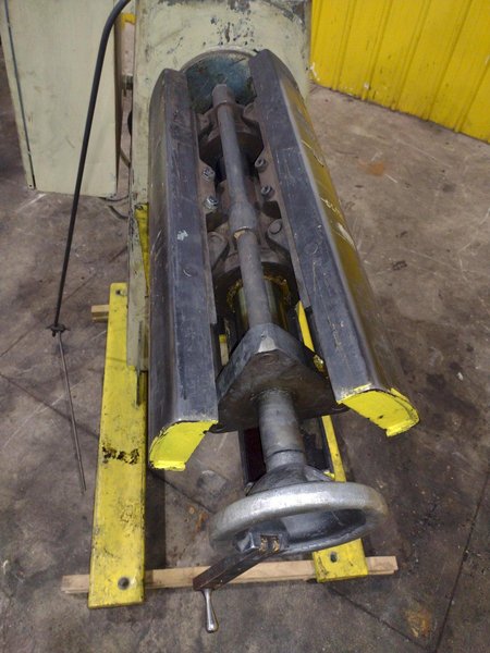 4000 LBS X 24" COOPER WEYMOUTH MODEL #4RM24 MOTORIZED UNCOILER COIL REEL: YOBRO #25767