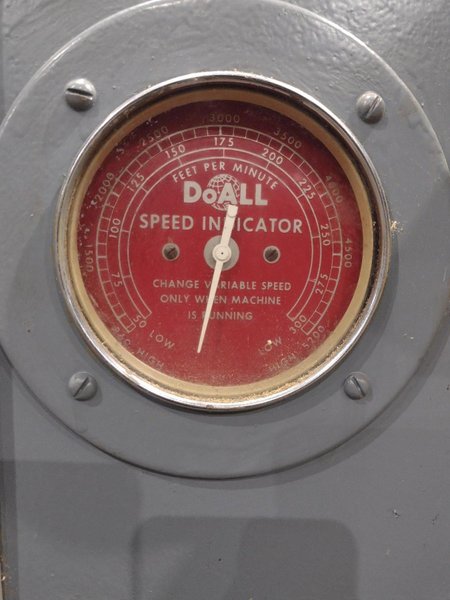 36" DOALL MODEL #3613-1 VERTICAL BANDSAW: YOBRO #24515