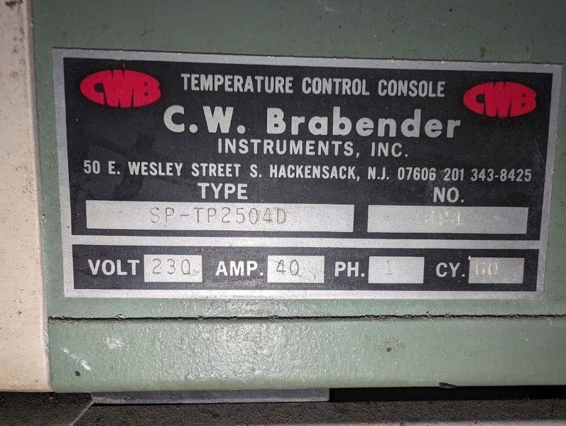BRABENDER PLASTICORDER