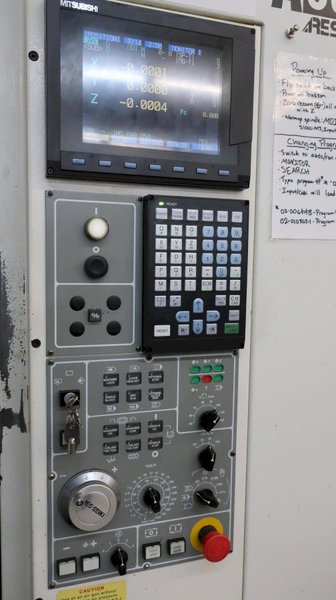 Ares-Seiki Model A560 CNC High Speed Drill/Tap Production Machining Center,  10,000 RPM, Rigid Tap, 20 ATC, 25x16 Table, 5HP, New 2006