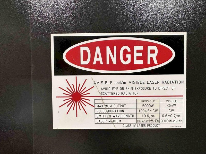 2000 Watt Amada Lasmac LC2415 Alpha 3 CO2 Laser, 1999 – Fanuc AF2000C Laser Resonator