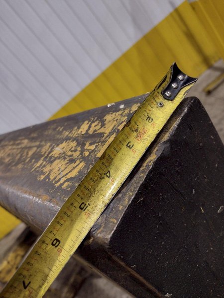 7,000 LBS (3.5 TON) X 70" X 63" MODEL FC JS-70 CALDWELL FORKLIFT CLIP-ON BOOM: STOCK #23563