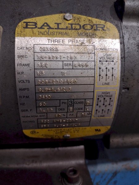 6,000 X 12" COLT MODEL #CR-60-12 MOTORIZED COIL REEL UNCOILER : YOBRO #24603