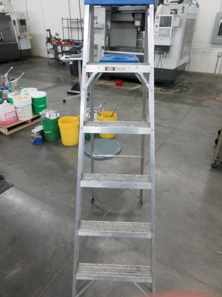 Werner 6" Aluminum Step Ladder, 250 lb Capacity- Auction Item