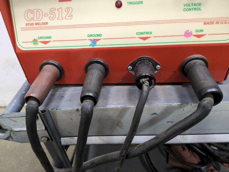 3/8&quot; PRO-WELD MODEL #CD-512 STUD WELDER &amp; QUANTITY OF STUDS &amp; TOOLING: STOCK #22325