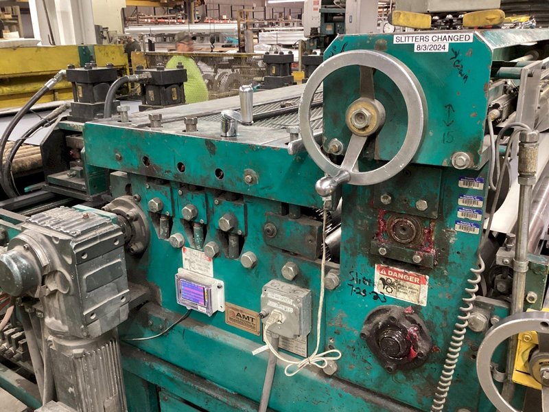 60” IOWA MODEL #GAF60-6 COIL SLEAR LINE WITH PUNCHES: YOBRO #24552