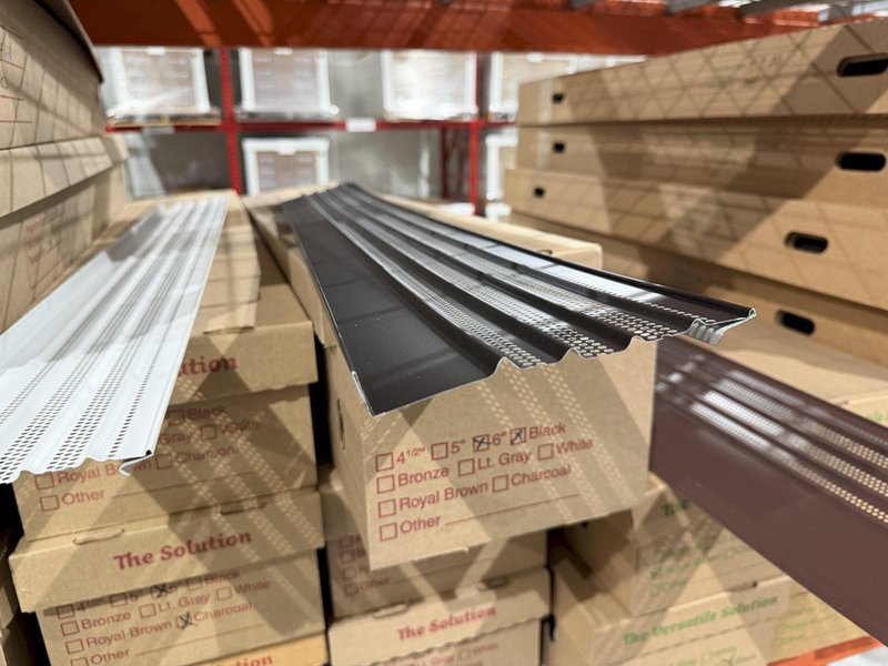 30 STAND X 1.5" RLM ROLLFORMER LINE TOOLED FOR LEAF SOLUTIONS GUTTER TOPPER 2001 20" ROLL SPACE: YOBRO 25923