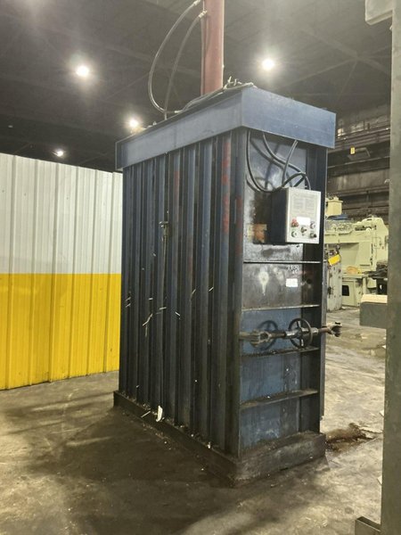 30" x 60" JV CRAM-A-LOT MODEL #60 CONT BD VERTICAL HYDRAULIC CARDBOARD BALER: YOBRO #24584