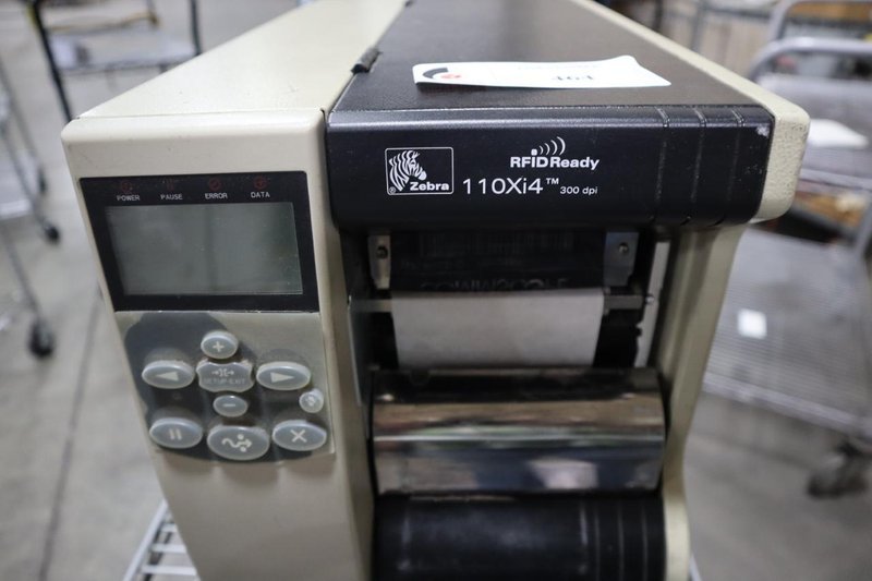 Zebra 110Xi4 Label Printer, 203 dpi, 4" Wide Label Cap- Auction Item