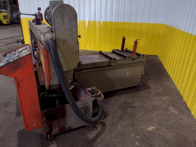 13" x 20" COSEN MODEL #C500MNC FULLY PROGRAMMABLE AUTOMATIC MITER HORIZONTAL BANDSAW: STOCK #18782