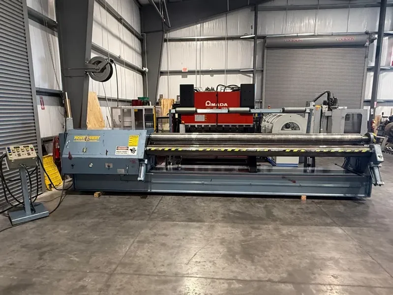 MONTGOMERY 4R-16810 14’ x 10 Gauge 4-Roll Plate Bending Roll #7659