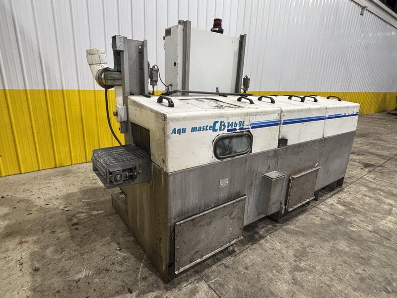 14&quot; W X 8&quot; H ALLIANCE AQUAMASTER CB-1400E STAINLESS STEEL CONVEYOR BELT 3 STAGE PARTS WASHER: STOCK #23103