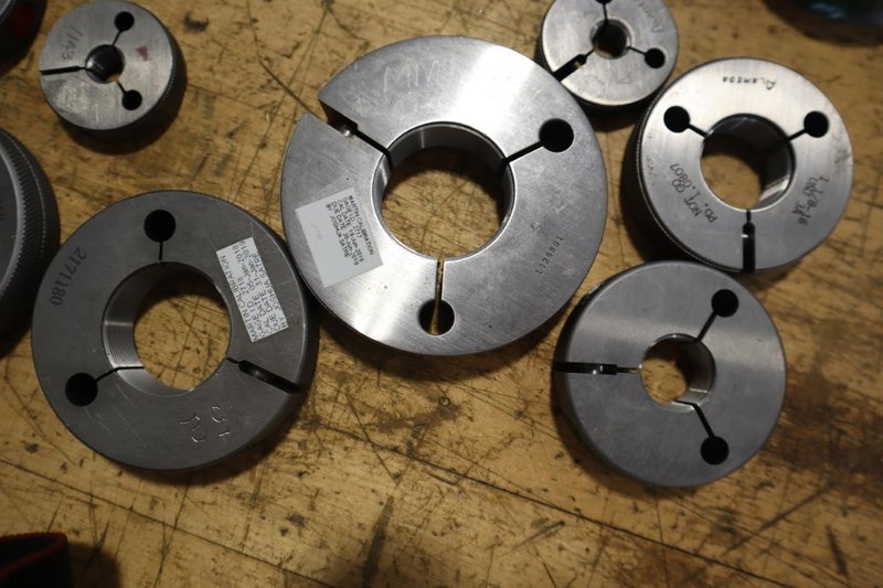 Thread Ring Gages and Thread Gages- Auction Item