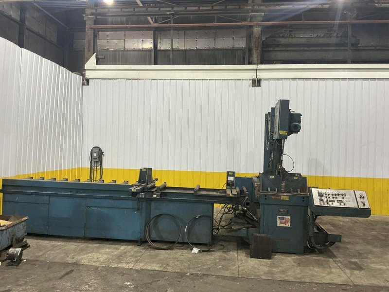 25" x 36" HEM MODEL #V200A TILT FRAME VERTICAL BAND SAW W/ AUTOMATIC FEED TABLE : YOBRO #25400