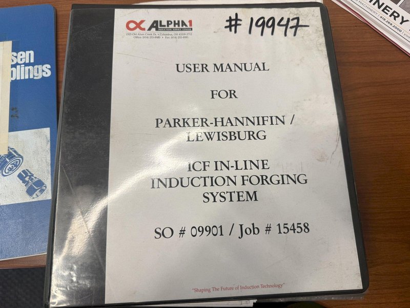 550 kW ALPHA-1 INDUCTION HEAT POWER SOURCE, COIL MODULE STATION &amp; CONTROLS: STOCK #19947