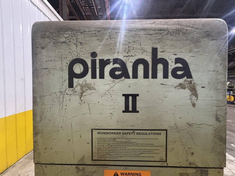 110 TON PIRANHA MODEL #PII 110 HYDRAULIC IRONWORKER: STOCK #23738
