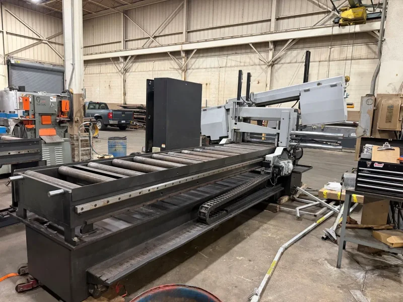 Used Hyd-Mech 20" x 30" fully automatic mitering bandsaw model M-20A-120