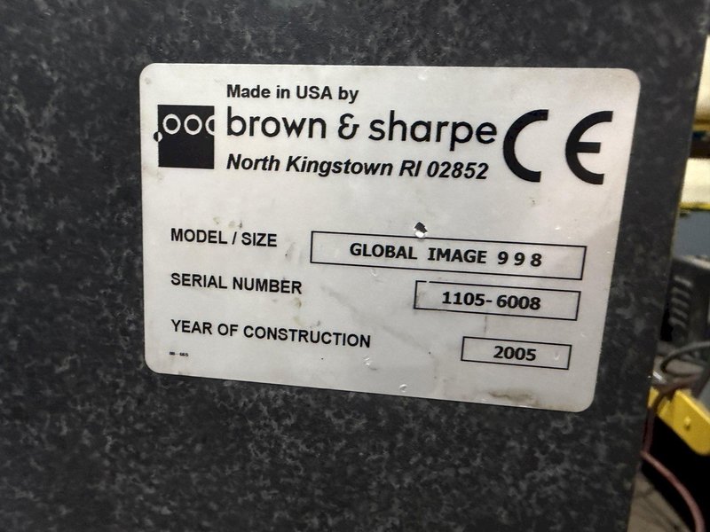 2005 BROWN &amp; SHARPE GLOBAL IMAGE 9.9.8 CMM WITH RENISHAW PROBE AND SOFTWARE: 25986