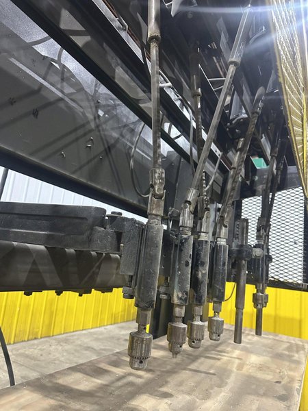 8 SPINDLE X 24&quot; X 86&quot; CEMCO MULTI-HEAD GANG DRILL &amp; BORING MACHINE: STOCK #22927