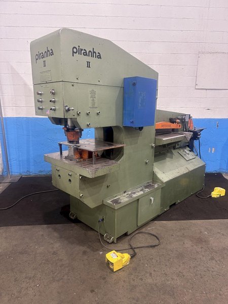 140  TON PIRANHA MODEL #PII-140  HYDRAULIC IRONWORKER: STOCK #77377