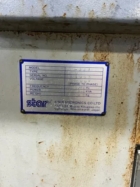 STAR MICRONICS CNC SWISS LATHE   -  SV-32J