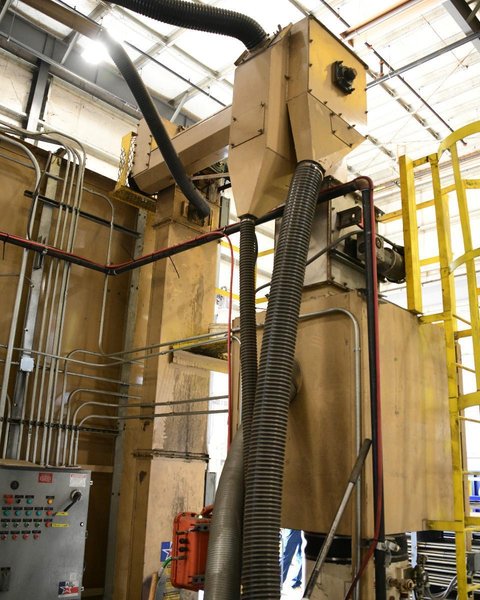 16' x 18' x 14' HIGH ABRASIVE BLAST SYSTEMS (ABS) SHOT BLAST ROOM: YOBRO #25726