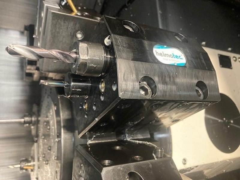 Hwacheon HI-TECH 230BL-YSMC CNC Turning Center, 3500 RPM, Live Tooling, 3-Jaw Chuck, 12 Pos. Turret, Fanuc, Imeca Bar Feeder, New 2021