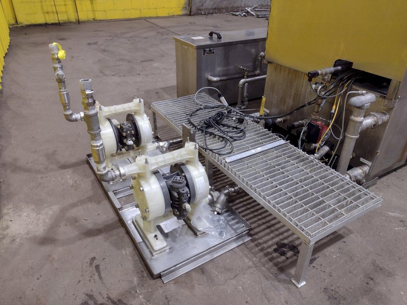 EXTRUDE-HONE / SURFTRAN MODEL #STR-C-1 HIGH PRESSURE PARTS WASHER SYSTEM: STOCK #19380