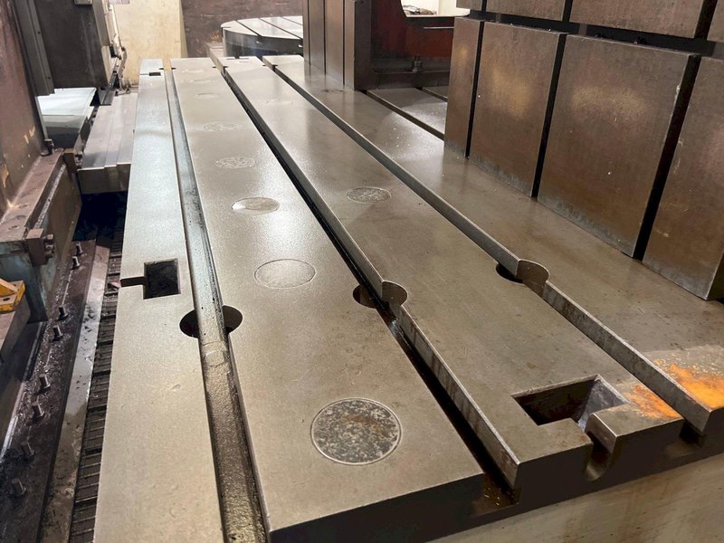 T-Slotted Floor Plates (2); Each Plate 69&quot; wide x 118&quot; long x 14&quot; thick