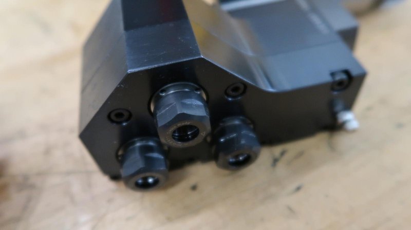 GSE4007 3-Spinde Double Drilling/Milling ER11 Collet Live Tool For Citizen L20 Swiss Type CNC Lathe