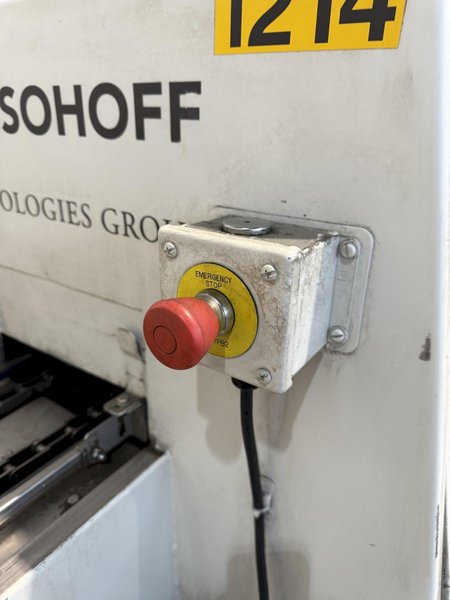 9" X 192" RANSOHOFF LEANVEYOR FOUR STAGE (WASH/RINSE/RINSE/BLOW OFF) WASHER. STOCK # 1113425.