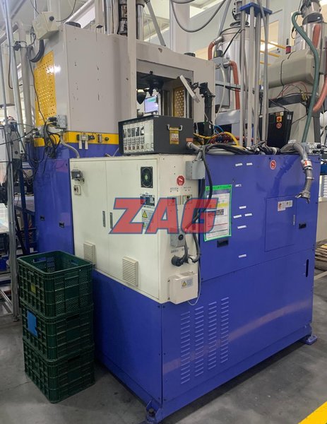 LS WL-V-150R Used Vertical Injection Molding Machine, 150 US Ton, 11.22 oz.