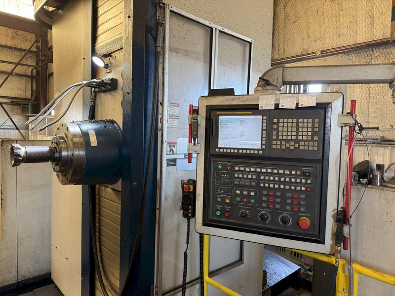 5.1&quot; HNK CNC HORIZONTAL BORING MILL, HBM, BUILT IN ROTARY, 120&quot; CROSS, 90&quot; Y, FANUC 31i, 2014/2016