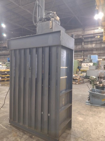 2001 J.V. MFG INC CRAM-A-LOT MODEL #DHR-60-LU VERTICAL CARDBOARD BALER: YOBRO #25051