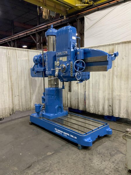 4' X 13 CARLTON RADIAL ARM DRILL: STOCK #81445