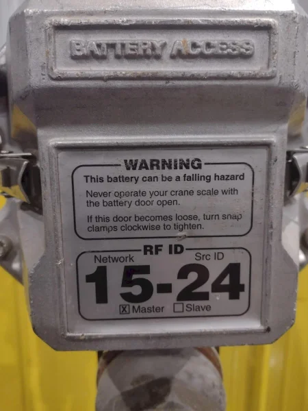 70,000 LBS MSI MODEL #6260CS TRANS-WEIGH WIRELESS CRANE SCALE STOCK# 4400