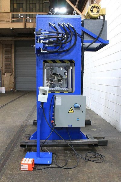 100 TON PRESSMASTER HYDRAULIC FOUR-POST PRESS MODEL 4PP-100 - 48 x 30