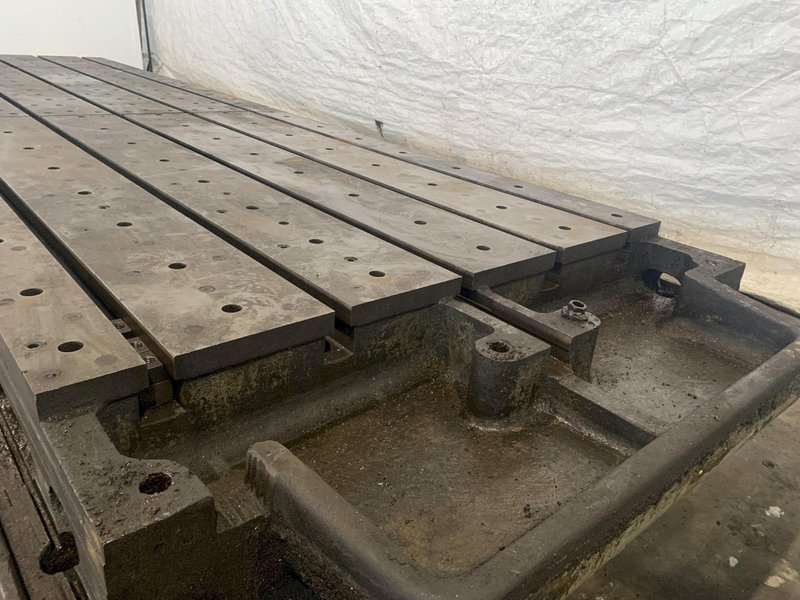60&quot; X 168&quot; X 9&quot; T-SLOTTED FLOOR PLATE. STOCK # 0416923