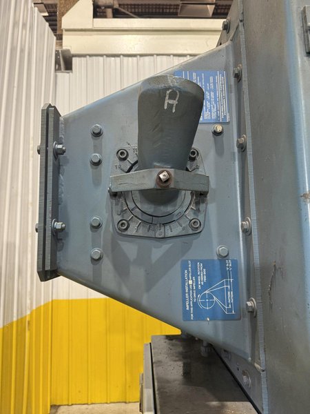 72” PANGBORN MODEL #6LK-7 ROTARY TABLE SHOT BLAST MACHINE, ONLY 962 HOURS: YOBRO #25200