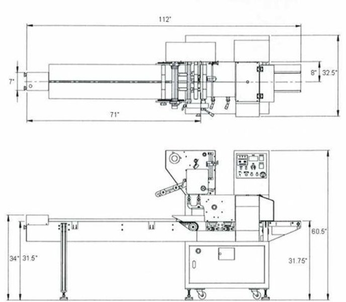 PAC FW400 Stainless Steel Flow Wrapper, 2020