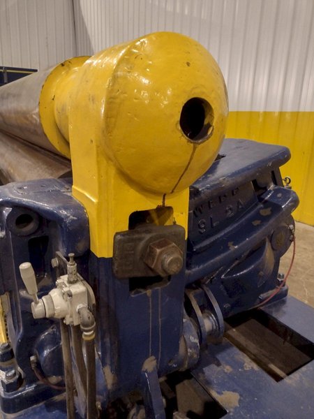 12' X 1/2" WEBB MODEL #9L-1312 3 ROLL INITIAL PINCH PLATE ROLL : YOBRO #24943