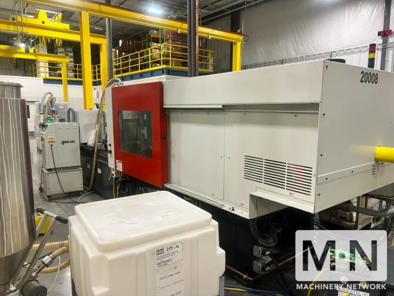 220 TON 17 OZ CINCINNATI NT220 POWERLINE ELECTRIC INJECTION MOLDING MACHINE MFG 2009