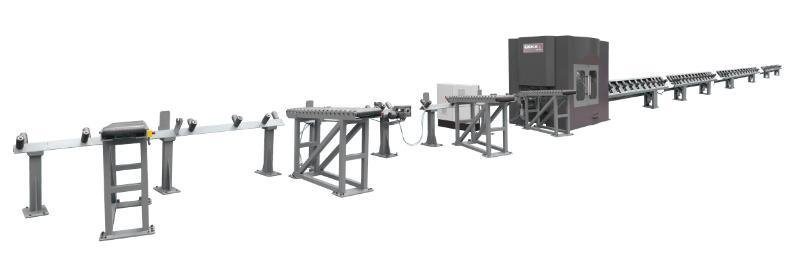 NEW GEKA GAMMA ROLLER 160-3P/ALPS CNC LINES FOR ANGLES, FLAT BARS, AND U CHANNELS