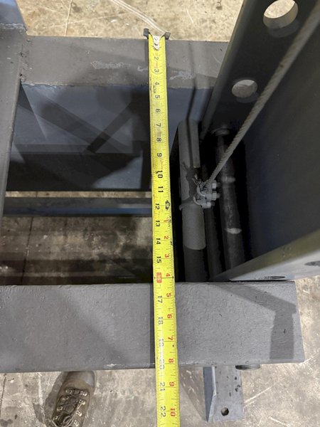 150 TON DAKE MODEL #5-150 HYDRAULIC H-FRAME PRESS: YOBRO #24148