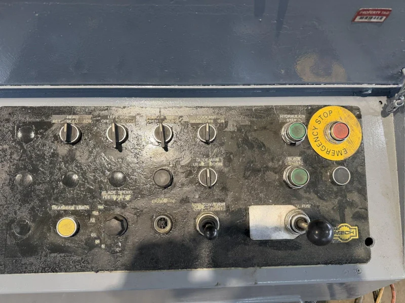 18" X 20" HYD-MECH MODEL #V18 VERTICAL TILT FRAME BAND SAW: STOCK #23400