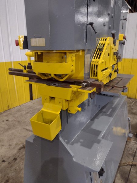 110 TON GEKA MODEL #HYD-110 HYDRUALIC IRONWORKER, NEW 1999: YOBRO #23975